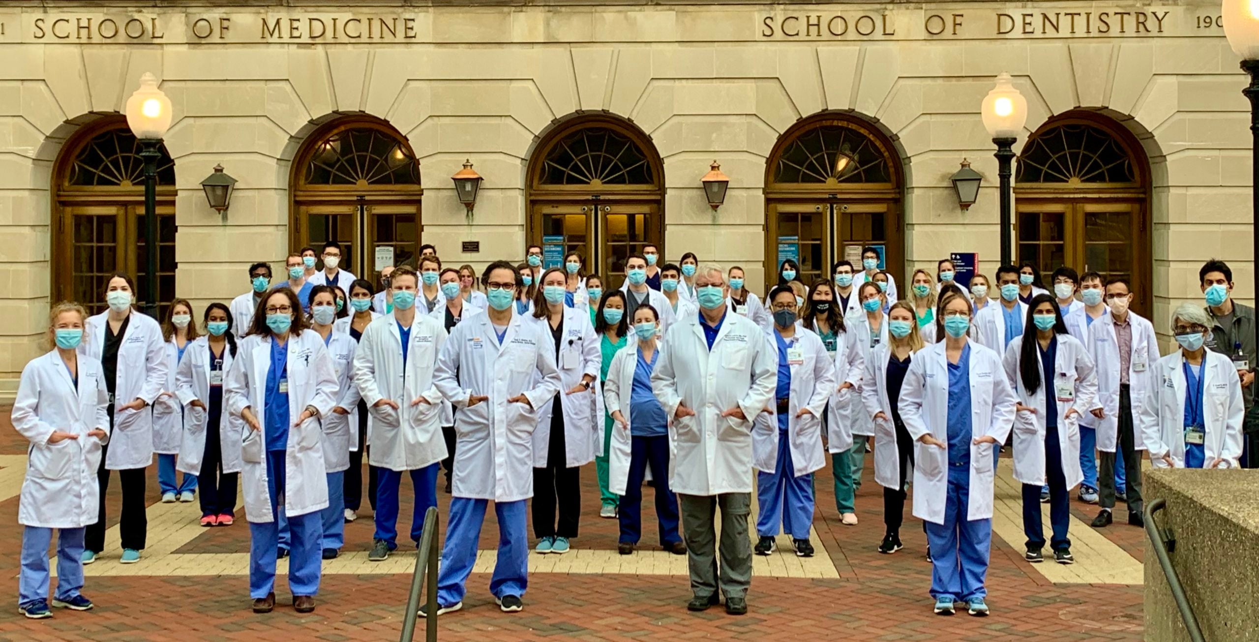 MedStar Georgetown Interns starting work during the Covid19 pandemic in 2020